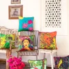 Set of 6 - Garden of Eden Cotton Cushion Covers