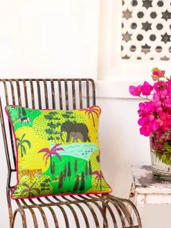Set of 6 - Garden of Eden Cotton Cushion Covers