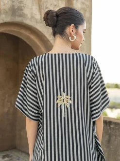 Set of 2 - Henna Kaftan Kurta & Wrap-Around Pants