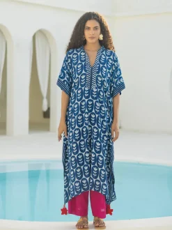 Set of 2 - Hera Kaftan Kurta & Palazzo Pants