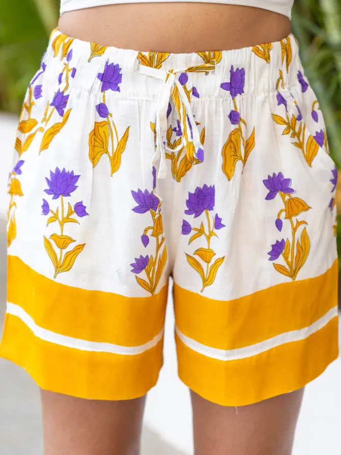 Set of 2 - Ilahi Box Top and Shorts