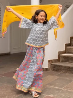 Set of 3 - Janki Kalidar Lehenga Set
