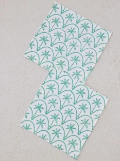 Set of 2 - Jenna Waffle Cotton Face Towel
