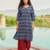 Set of 2 - Jimbaran Straight Fit Kurta & Palazzo Set