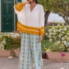 Set of 2 - Lemonade Box Short Top and Palazzo Pants