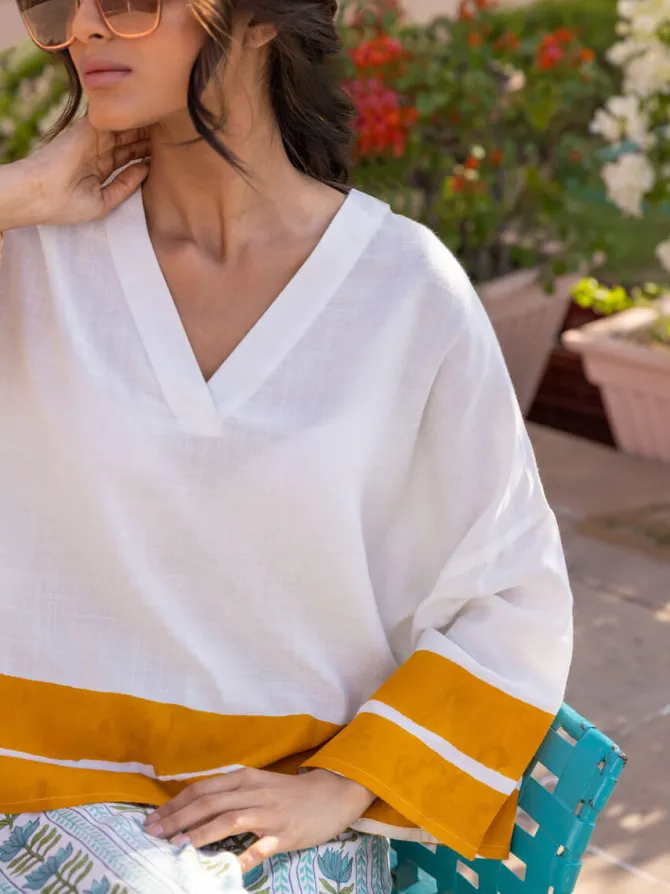 Set of 2 - Lemonade Box Short Top and Palazzo Pants