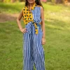 Set of 2 - Love Sonnet Modal Block Printed Top & Pants Set