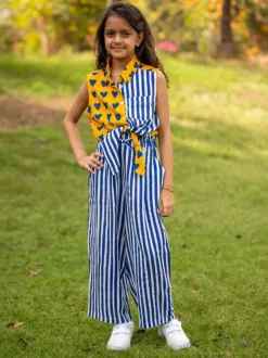 Set of 2 - Love Sonnet Modal Block Printed Top & Pants Set