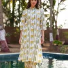 Set of 2 - Magnolia Cotton Kurta and Folded Pants
