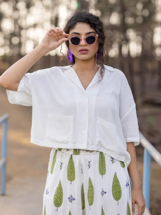 Set of 2 - Malini Short top and Palazzos