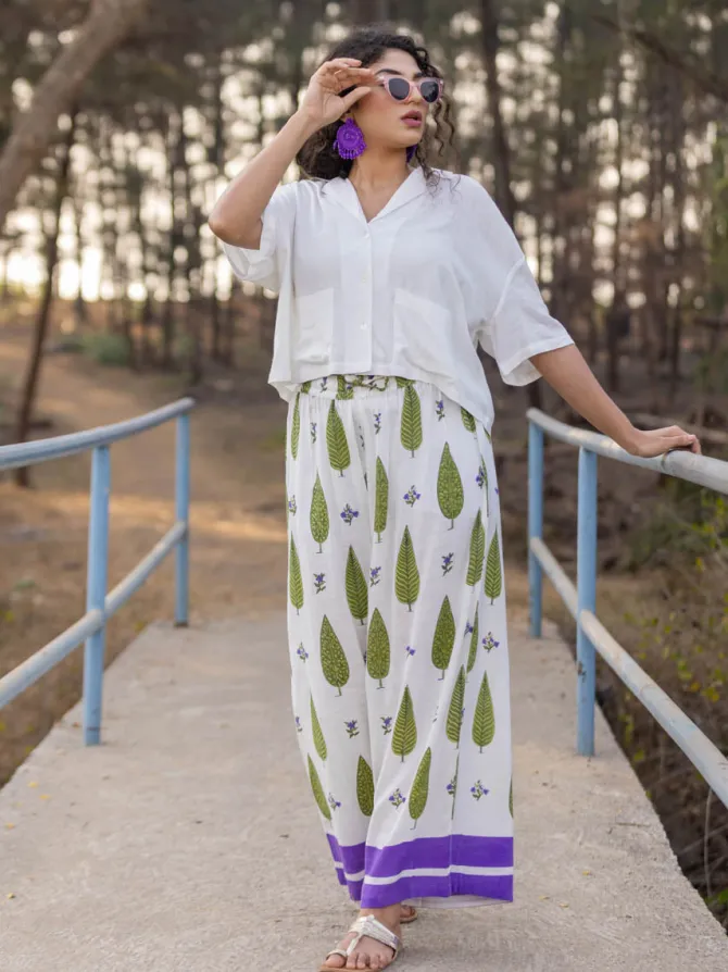 Set of 2 - Malini Short top and Palazzos