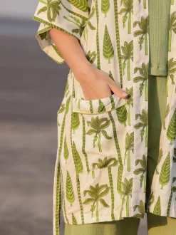 Set of 3 - Marini Kimono Jacket and Palazzo Pants