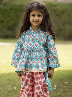 Set of 2 - Masoom Organic Cotton Angrakha with Dhoti