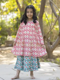 Set of 2 - Meera Organic Cotton Kurta and Skirt