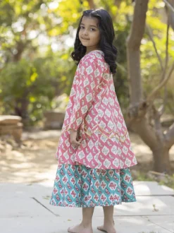 Set of 2 - Meera Organic Cotton Kurta and Skirt