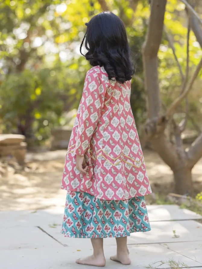 Set of 2 - Meera Organic Cotton Kurta and Skirt
