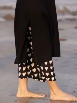 Set of 2 - Moh Long Black Kurta and Palazzo
