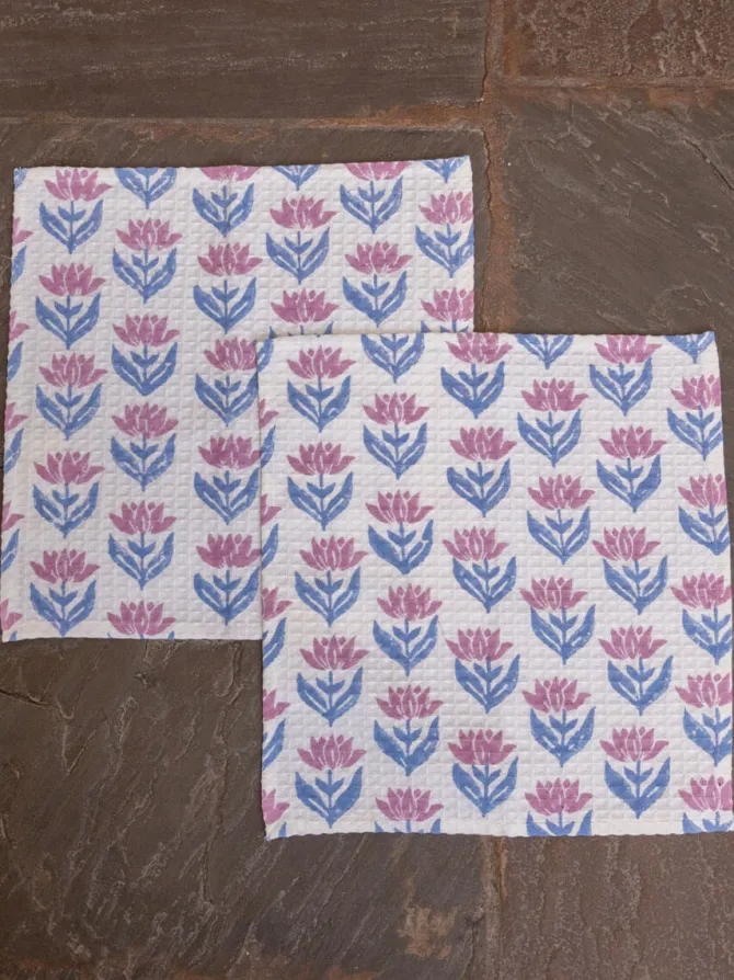 Set of 6 - Neerja Block Print Bath Set