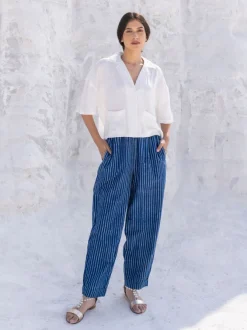 Set of 2 - Neptune Shirt Top and Indigo Pants
