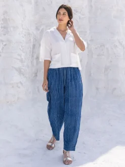 Set of 2 - Neptune Shirt Top and Indigo Pants