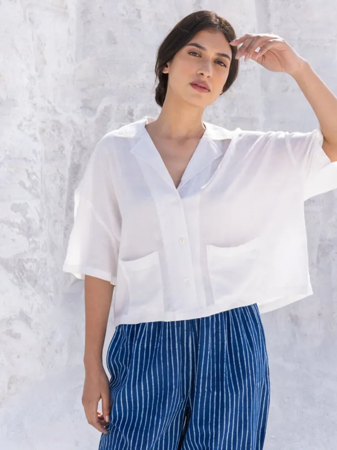 Set of 2 - Neptune Shirt Top and Indigo Pants