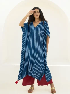 Set of 2 - Nira Kaftan Kurta & Palazzo Pants