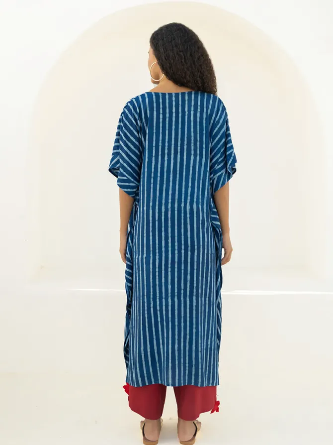 Set of 2 - Nira Kaftan Kurta & Palazzo Pants