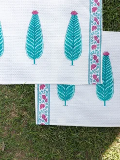 Set of 2 - Noor Waffle Cotton Hand Towel