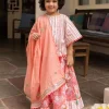 Set of 3 - Nurvi Block Printed Cotton Lehanga