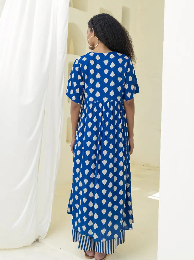 Set of 2 - Opal Kurta & Palazzo Pant