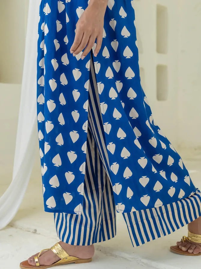 Set of 2 - Opal Kurta & Palazzo Pant