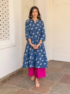 Set of 2 - Padma A-line Kurta and Palazzo