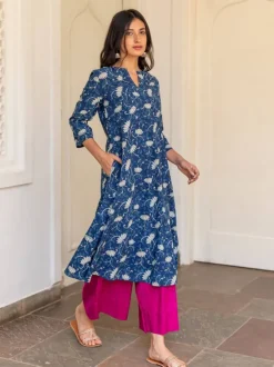 Set of 2 - Padma A-line Kurta and Palazzo
