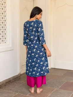 Set of 2 - Padma A-line Kurta and Palazzo