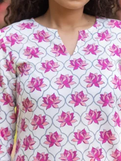 Set of 2 - Padmini Cotton Kurta and Palazzo