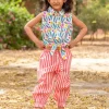 Set of 2 - Popsicle Organic Cotton Top and Pant Set