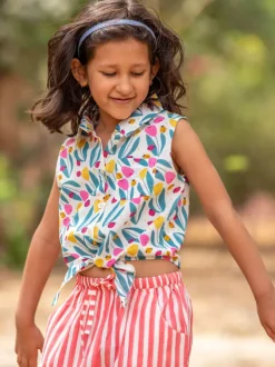 Set of 2 - Popsicle Organic Cotton Top and Pant Set