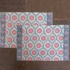 Set of 2 - Primrose Block Printed Hand Towels