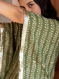 Set of 2 - Raabta Kaftan Kurta and Palazzo