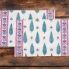 Set of 2 - RimJhim Block Printed Cotton Hand Towels