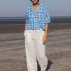 Set of 2 - Rio Blue Polka Shirt Top and Trousers