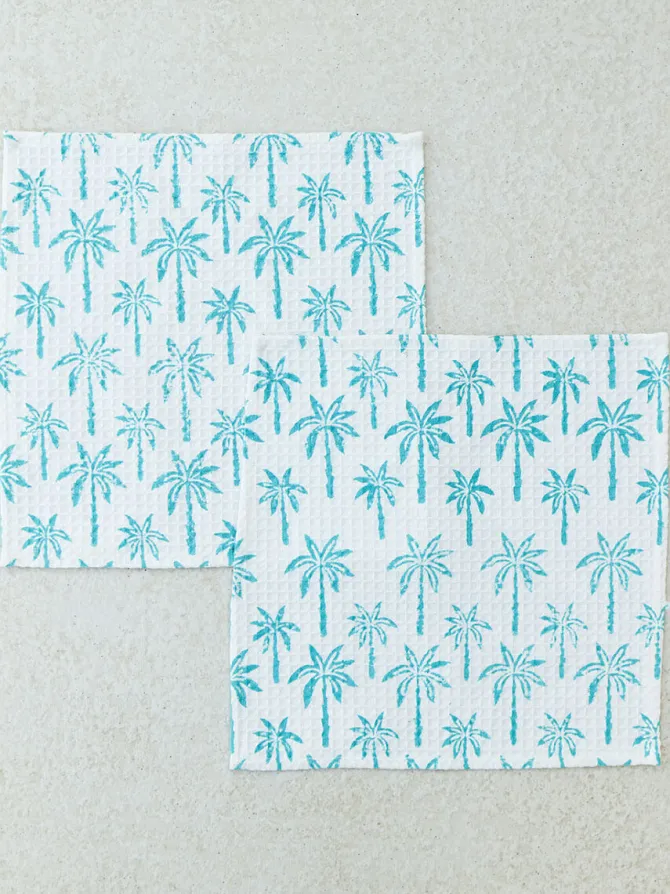 Set of 2 - Sahara Nights Waffle Cotton Face Towel