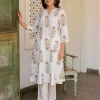 Set of 2 - Sangeet Block Printed Cotton Kurta and Trousers