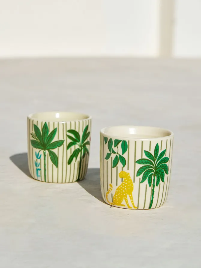 Set of 2 - Serengeti Ceramic Kulhar