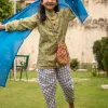 Set of 3 - Shaheen Cotton Silk Salwaar Kameez