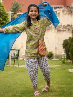 Set of 3 - Shaheen Cotton Silk Salwaar Kameez