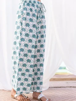 Set of 2 - Siena Cotton Hand Block Printed Kurta and Palazzo