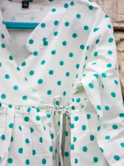 Set of 2 - Sitara Block Printed Cotton Angrakha Dhoti
