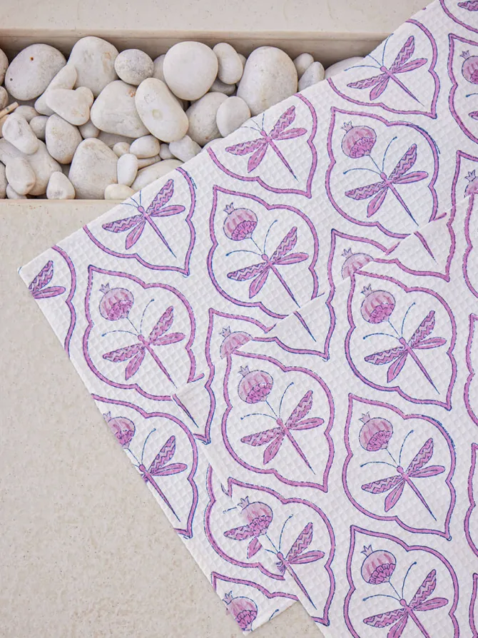 Set of 2 - Soula Waffle Cotton Hand Towel