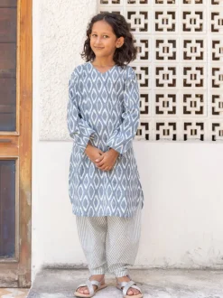 Set of 2 - Sparkles Cotton Kurta and Salwar